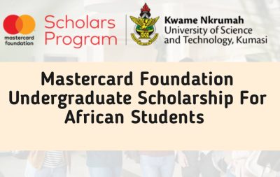 Mastercard Foundation Undergraduate Scholarship for African Students
