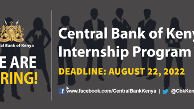 Central Bank of Kenya Internship Program 2022