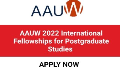 AAUW 2022 International Fellowship for Postgraduate Students
