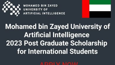 Mohamed bin Zayed University of Artificial Intelligence 2023 Post Graduate Scholarship for International Students