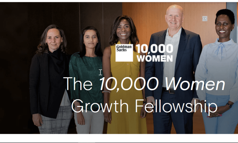 2023 Goldman Sachs 10000 Women Fellowship Program for Women Entrepreneurs