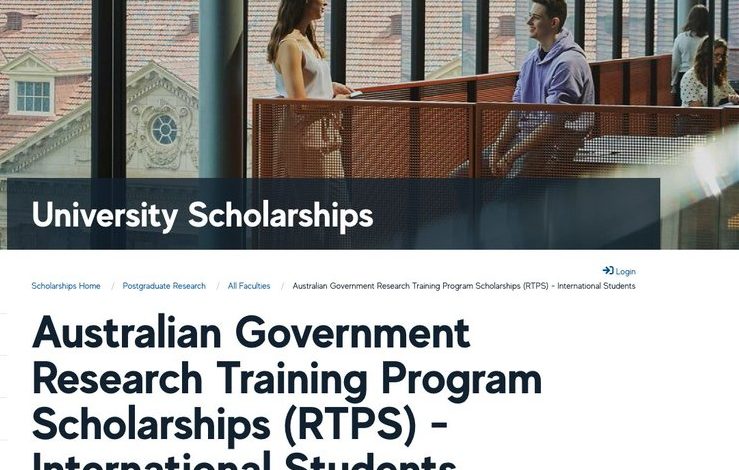 2023 Australian Government Research Training Program (RTP) Scholarships2023 Australian Government Research Training Program (RTP) Scholarships